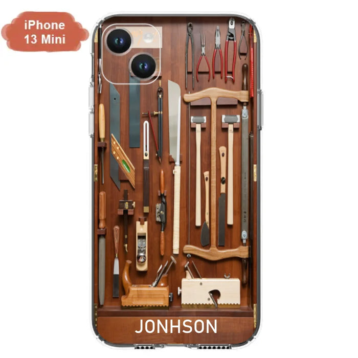 Custom Personalized Carpenter Toolbox Phone Case - Case For iPhone, Samsung And Xiaomi - J59VWE