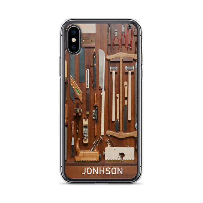 Custom Personalized Carpenter Toolbox Phone Case - Case For iPhone, Samsung And Xiaomi - J59VWE