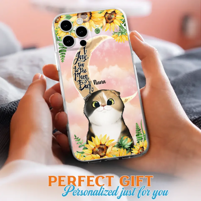 Custom Personalized Cat Phone Case - Best Gift Idea For Cat Lovers With Upto 7 Cats - Case For iPhone, Samsung and Xiaomi