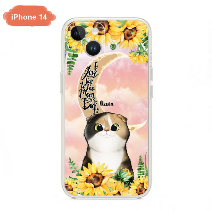 Custom Personalized Cat Phone Case - Best Gift Idea For Cat Lovers With Upto 7 Cats - Case For iPhone, Samsung and Xiaomi