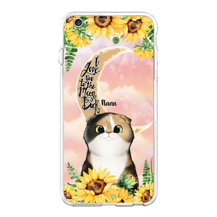 Custom Personalized Cat Phone Case - Best Gift Idea For Cat Lovers With Upto 7 Cats - Case For iPhone, Samsung and Xiaomi