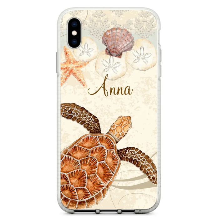 Custom Personalized Sea Turtle Phone Case - Best Gift For Turtle Lover's - Case For iPhone, Samsung and Xiaomi - DTJ0EN