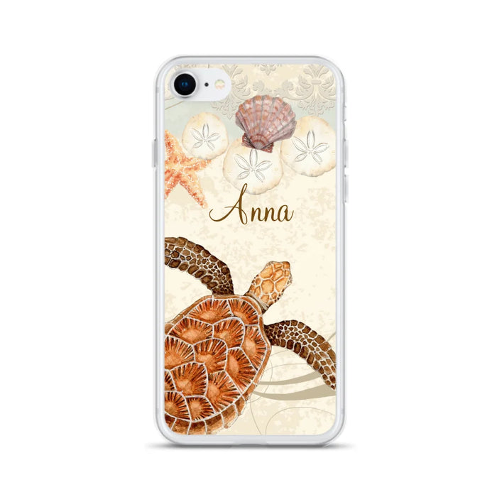 Custom Personalized Sea Turtle Phone Case - Best Gift For Turtle Lover's - Case For iPhone, Samsung and Xiaomi - DTJ0EN