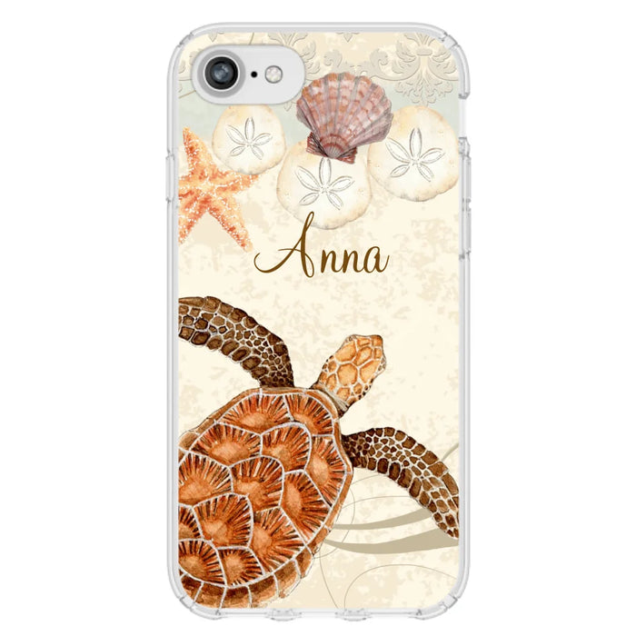 Custom Personalized Sea Turtle Phone Case - Best Gift For Turtle Lover's - Case For iPhone, Samsung and Xiaomi - DTJ0EN