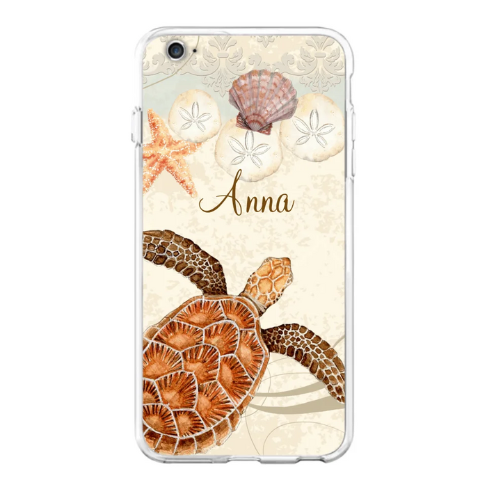 Custom Personalized Sea Turtle Phone Case - Best Gift For Turtle Lover's - Case For iPhone, Samsung and Xiaomi - DTJ0EN