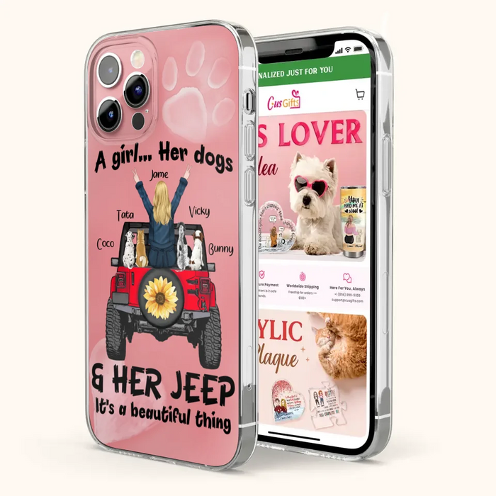 Custom Personalized Dog Mom & Off-road Phone case - Case For Iphone and Samsung - 2OTN07