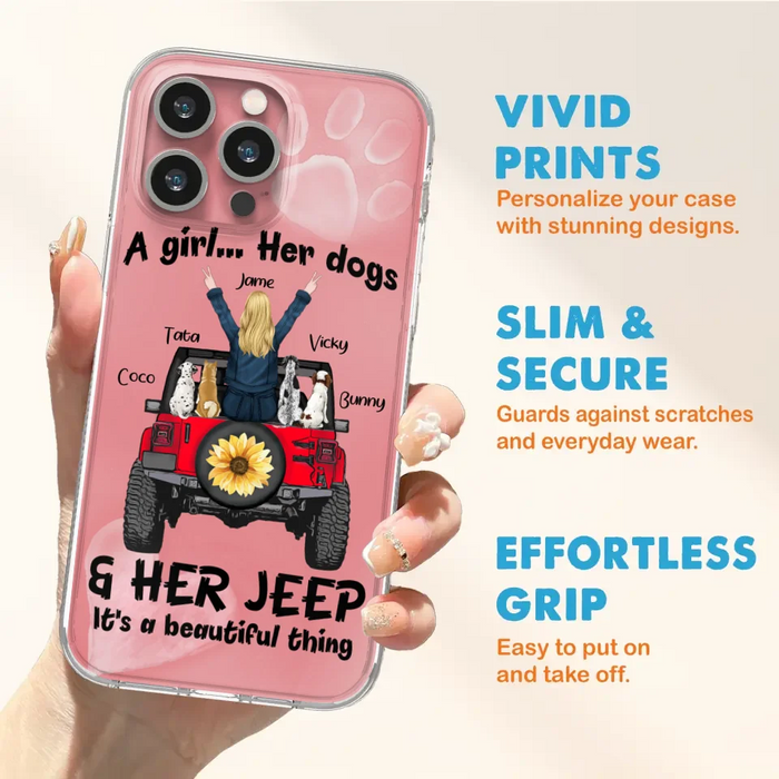 Custom Personalized Dog Mom & Off-road Phone case - Case For Iphone and Samsung - 2OTN07