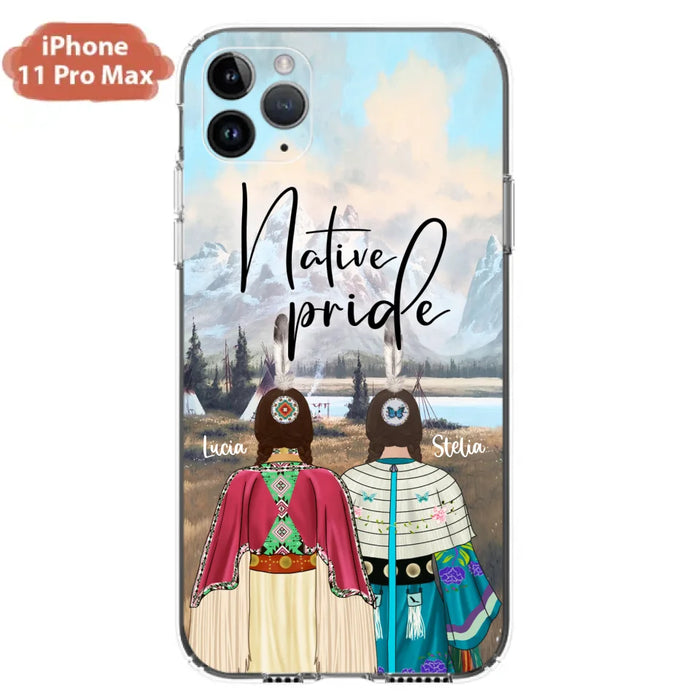 Custom Personalized Native American Couple Phone Case - Native Pride - Case Phone For iPhone And Samsung