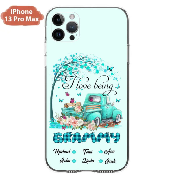 Custom Personalized Phone Case - I Love Being Grandma - R5OIKQ