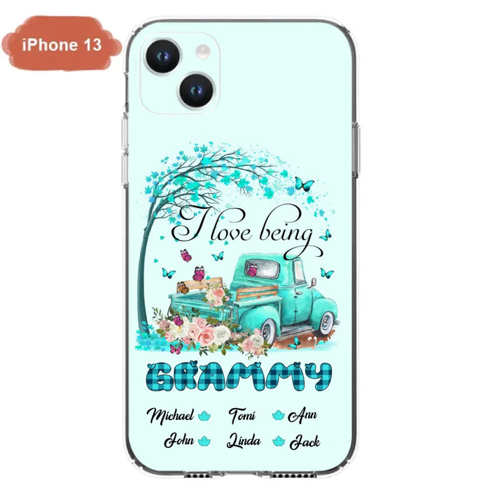 Custom Personalized Phone Case - I Love Being Grandma - R5OIKQ