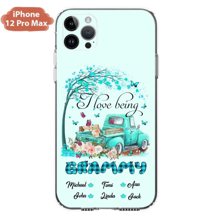 Custom Personalized Phone Case - I Love Being Grandma - R5OIKQ