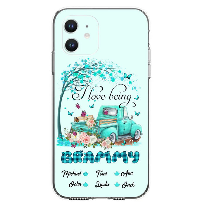 Custom Personalized Phone Case - I Love Being Grandma - R5OIKQ