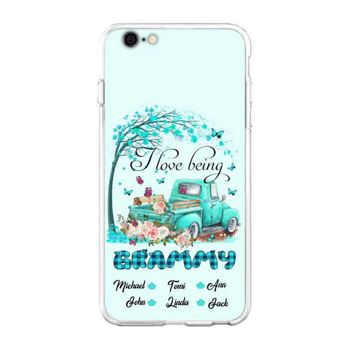 Custom Personalized Phone Case - I Love Being Grandma - R5OIKQ