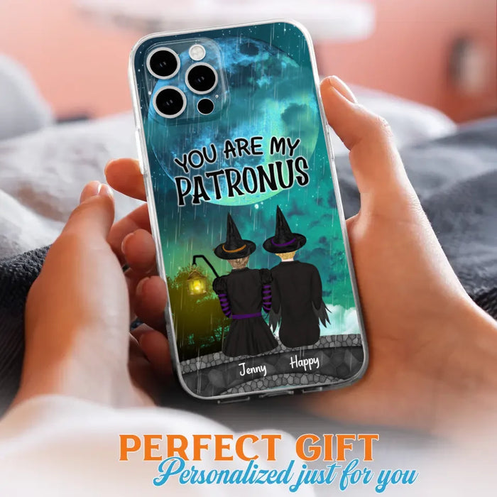 Personalized Witches Phone Case - Gift Idea For Best Friends with 2 Girls - You Are My Patronus