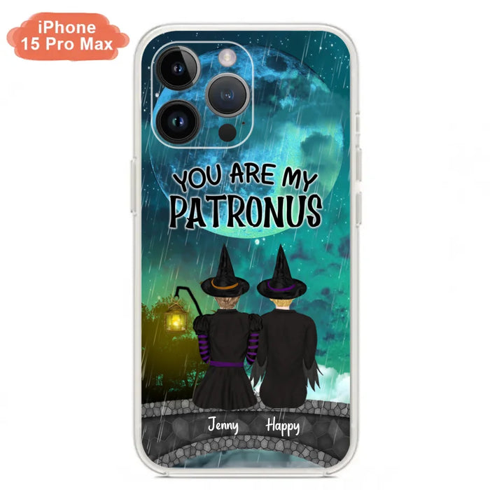 Personalized Witches Phone Case - Gift Idea For Best Friends with 2 Girls - You Are My Patronus