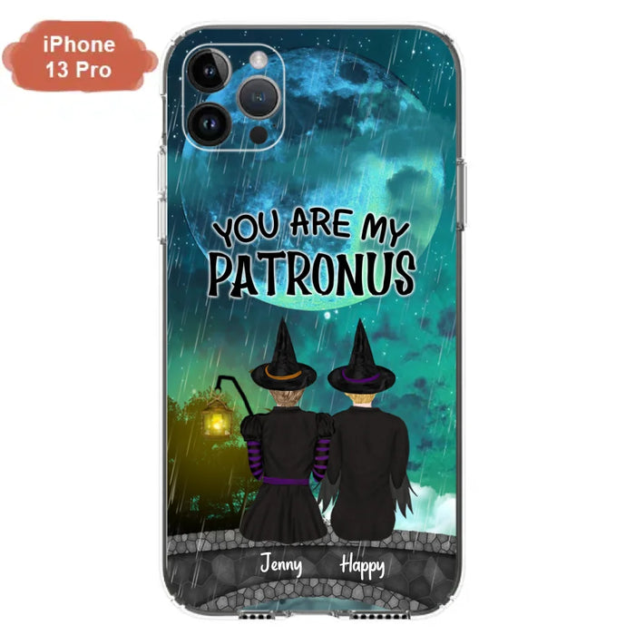 Personalized Witches Phone Case - Gift Idea For Best Friends with 2 Girls - You Are My Patronus