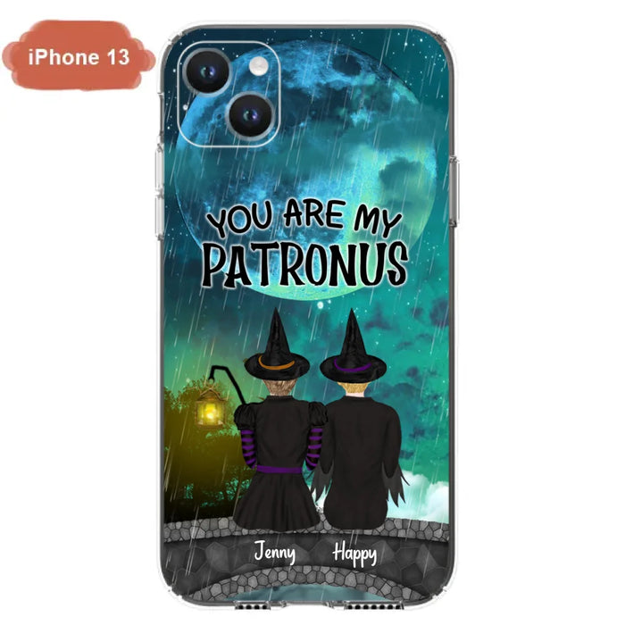 Personalized Witches Phone Case - Gift Idea For Best Friends with 2 Girls - You Are My Patronus