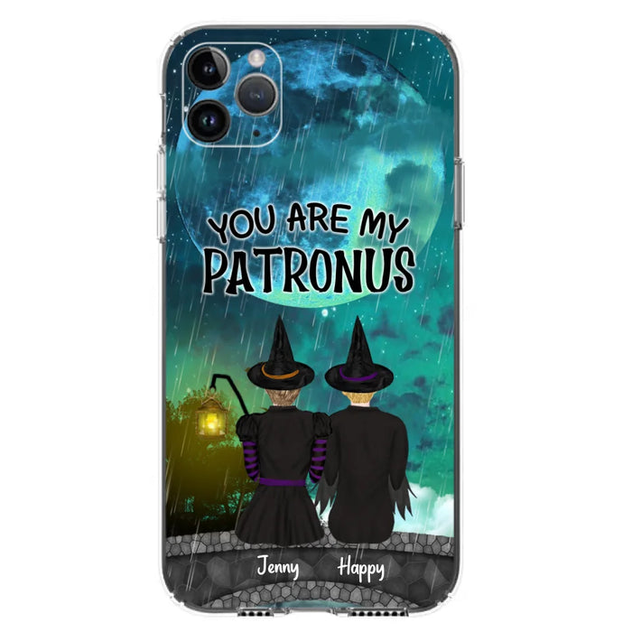 Personalized Witches Phone Case - Gift Idea For Best Friends with 2 Girls - You Are My Patronus