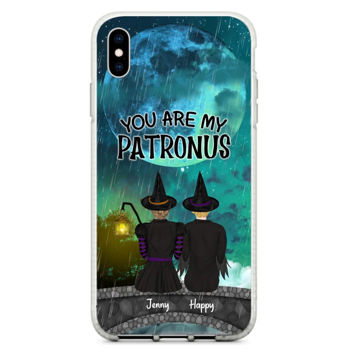 Personalized Witches Phone Case - Gift Idea For Best Friends with 2 Girls - You Are My Patronus