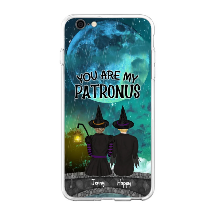 Personalized Witches Phone Case - Gift Idea For Best Friends with 2 Girls - You Are My Patronus