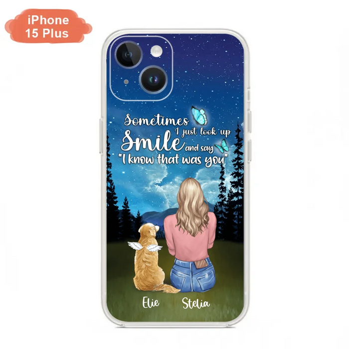 Custom Personalized Lost Pet Mom Phone Case - Girl With Upto 4 Pets - Phone Case For iPhone and Samsung - PU2YLV