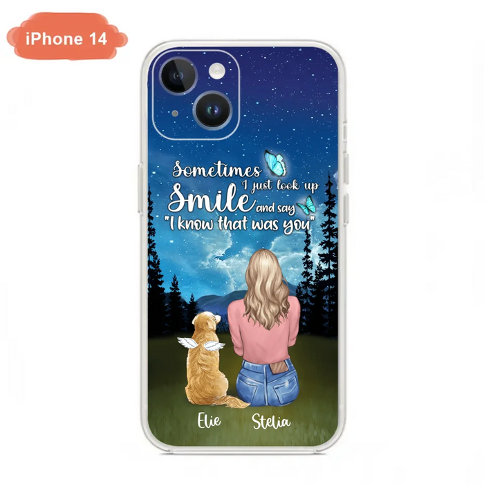 Custom Personalized Lost Pet Mom Phone Case - Girl With Upto 4 Pets - Phone Case For iPhone and Samsung - PU2YLV