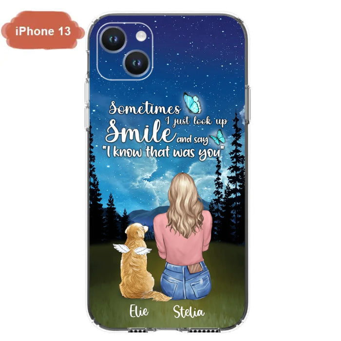 Custom Personalized Lost Pet Mom Phone Case - Girl With Upto 4 Pets - Phone Case For iPhone and Samsung - PU2YLV