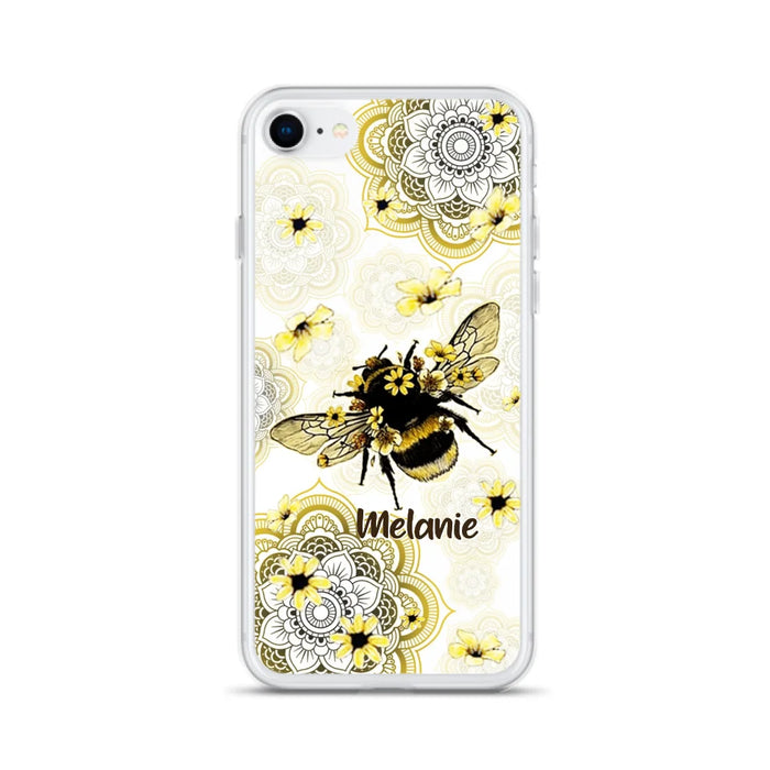 Custom Personalized Bee Phone Case - Upto 5 Bees - Gift For Bee Lovers