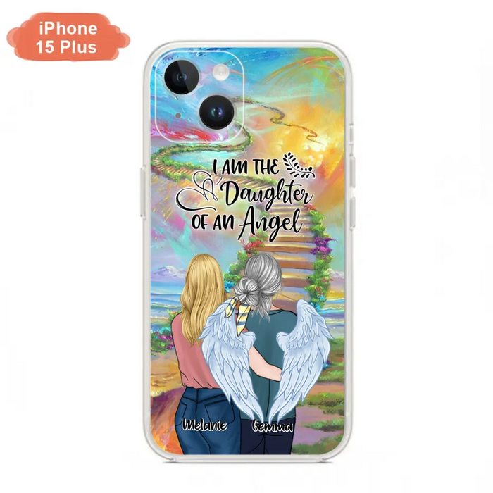 Custom Personalized Mom In The Heaven Phone Case - Mom And Daughter - Best Memorial Gift - Phone Case For iPhone And Samsung