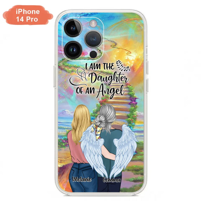 Custom Personalized Mom In The Heaven Phone Case - Mom And Daughter - Best Memorial Gift - Phone Case For iPhone And Samsung