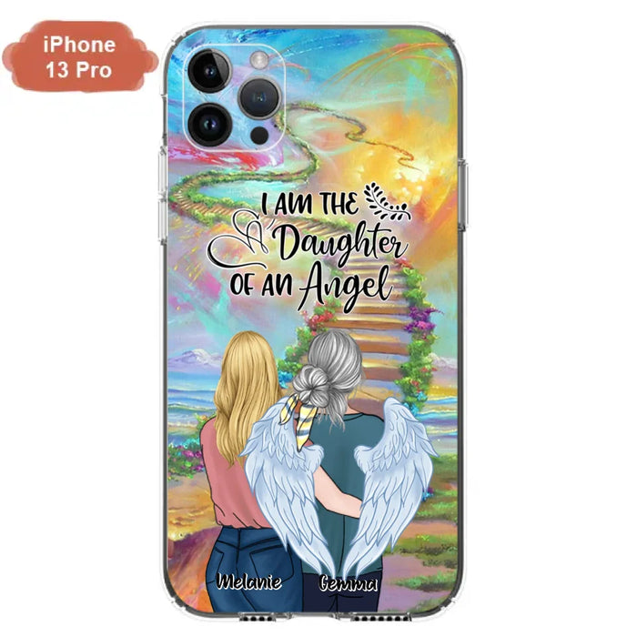 Custom Personalized Mom In The Heaven Phone Case - Mom And Daughter - Best Memorial Gift - Phone Case For iPhone And Samsung