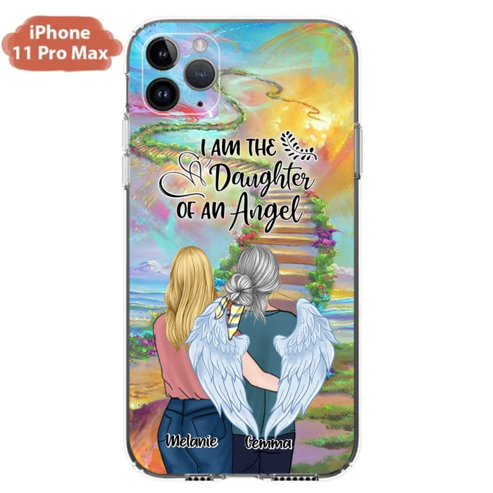 Custom Personalized Mom In The Heaven Phone Case - Mom And Daughter - Best Memorial Gift - Phone Case For iPhone And Samsung