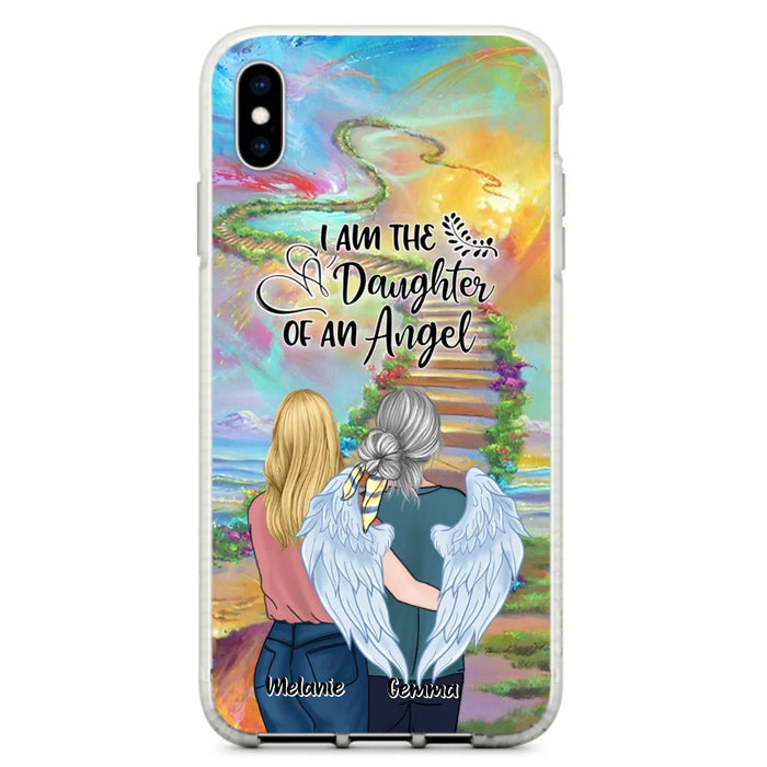 Custom Personalized Mom In The Heaven Phone Case - Mom And Daughter - Best Memorial Gift - Phone Case For iPhone And Samsung