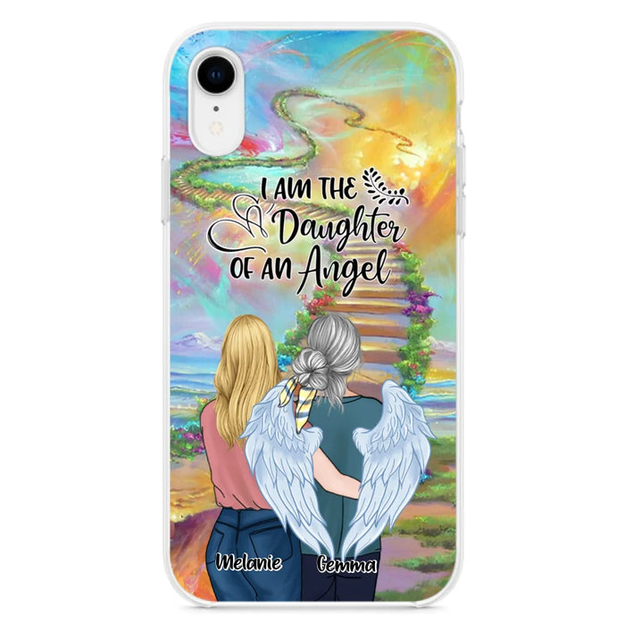 Custom Personalized Mom In The Heaven Phone Case - Mom And Daughter - Best Memorial Gift - Phone Case For iPhone And Samsung