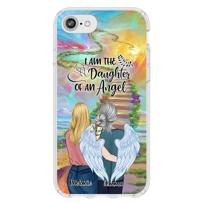 Custom Personalized Mom In The Heaven Phone Case - Mom And Daughter - Best Memorial Gift - Phone Case For iPhone And Samsung