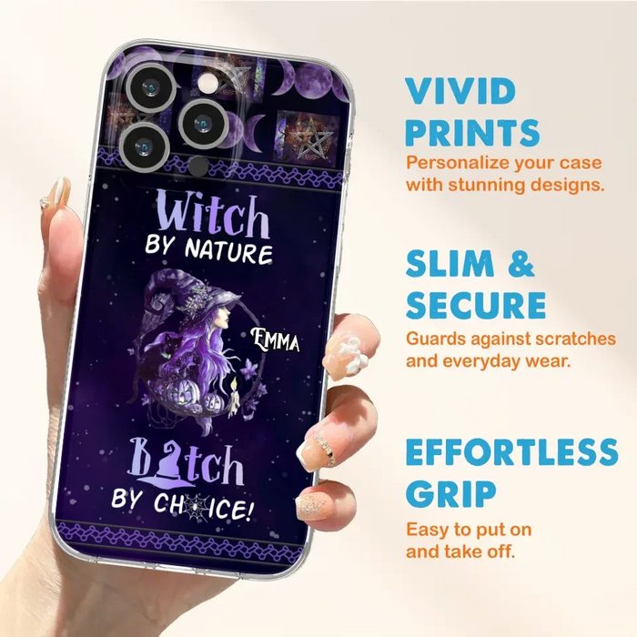 Custom Personalized Witch Phone Case - Halloween Gift Idea For Friends - Case for iPhone & Samsung