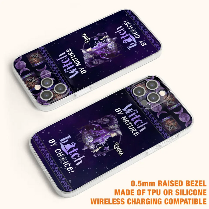 Custom Personalized Witch Phone Case - Halloween Gift Idea For Friends - Case for iPhone & Samsung