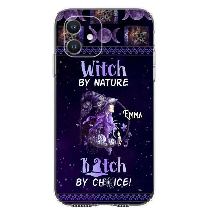 Custom Personalized Witch Phone Case - Halloween Gift Idea For Friends - Case for iPhone & Samsung