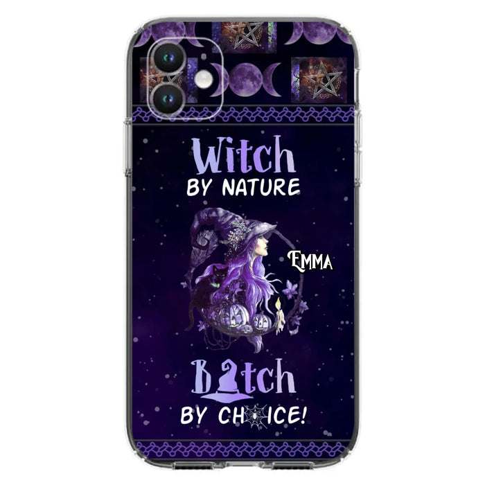 Custom Personalized Witch Phone Case - Halloween Gift Idea For Friends - Case for iPhone & Samsung