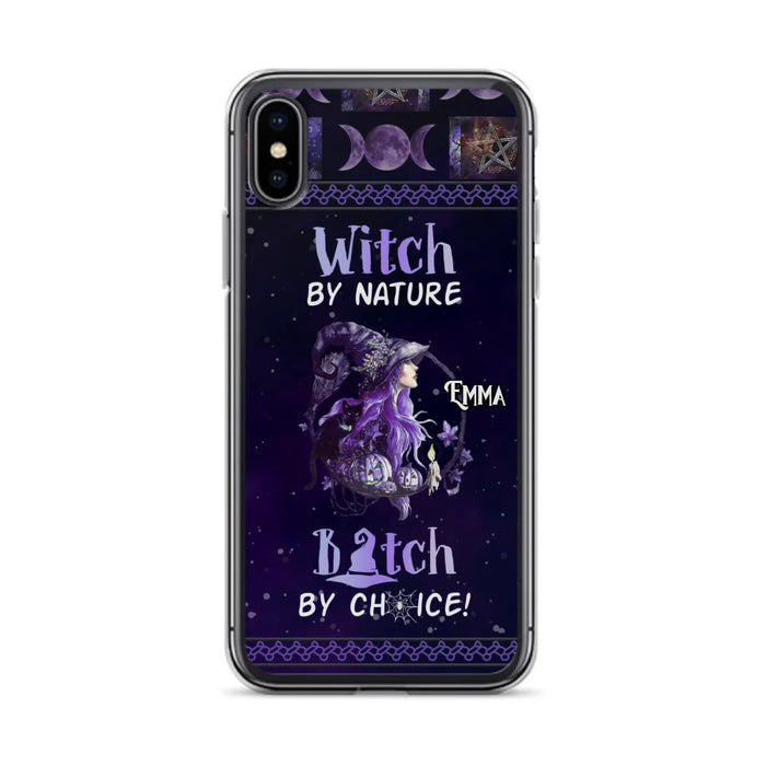 Custom Personalized Witch Phone Case - Halloween Gift Idea For Friends - Case for iPhone & Samsung