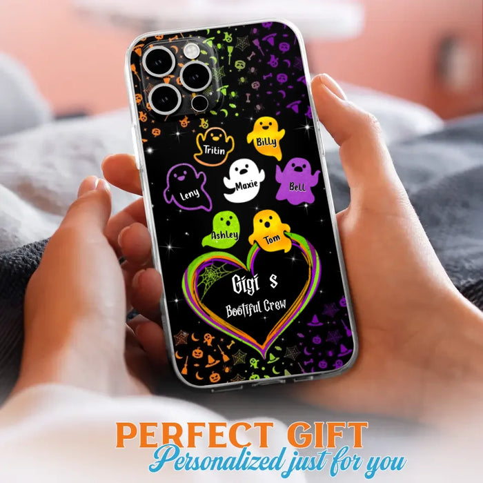 Custom Personalized Gigi's Bootiful Crew iPhone/Samsung Phone case - Halloween Gift for Grandma and grandkids - Up to 7 Grandkids