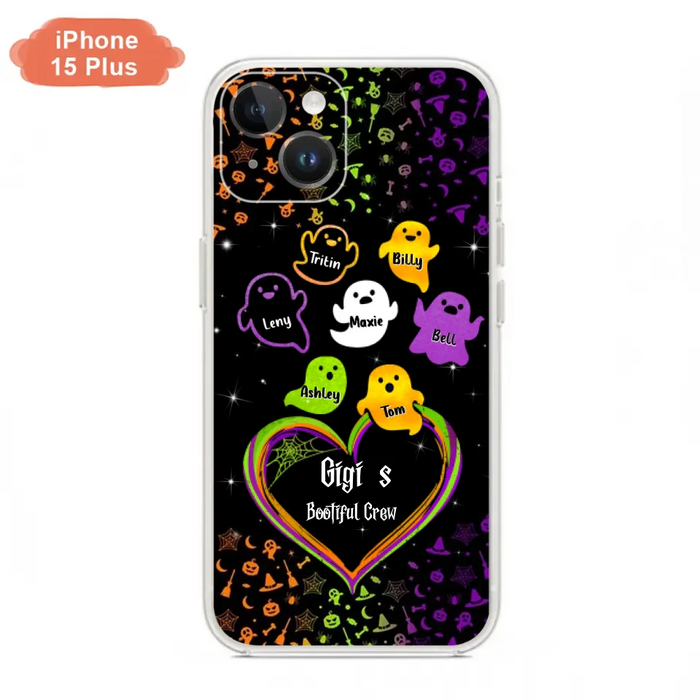 Custom Personalized Gigi's Bootiful Crew iPhone/Samsung Phone case - Halloween Gift for Grandma and grandkids - Up to 7 Grandkids