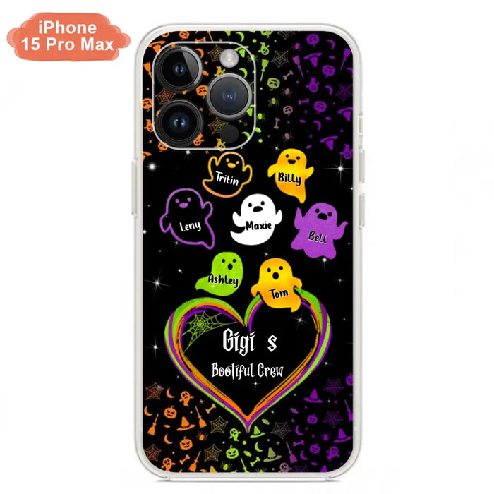 Custom Personalized Gigi's Bootiful Crew iPhone/Samsung Phone case - Halloween Gift for Grandma and grandkids - Up to 7 Grandkids