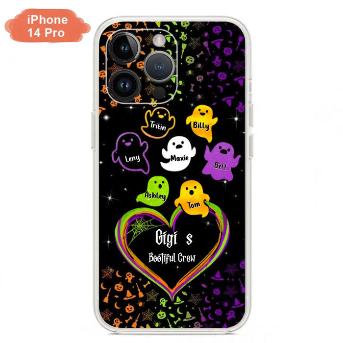 Custom Personalized Gigi's Bootiful Crew iPhone/Samsung Phone case - Halloween Gift for Grandma and grandkids - Up to 7 Grandkids