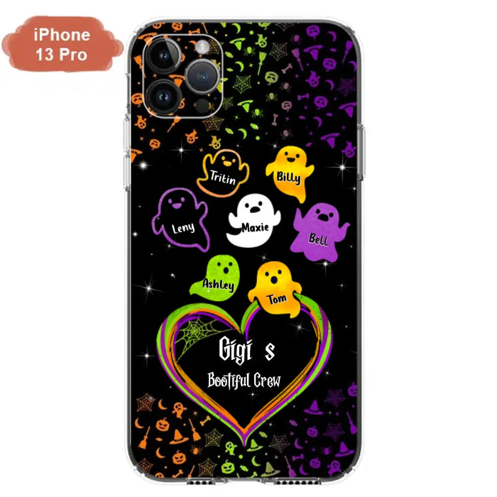 Custom Personalized Gigi's Bootiful Crew iPhone/Samsung Phone case - Halloween Gift for Grandma and grandkids - Up to 7 Grandkids