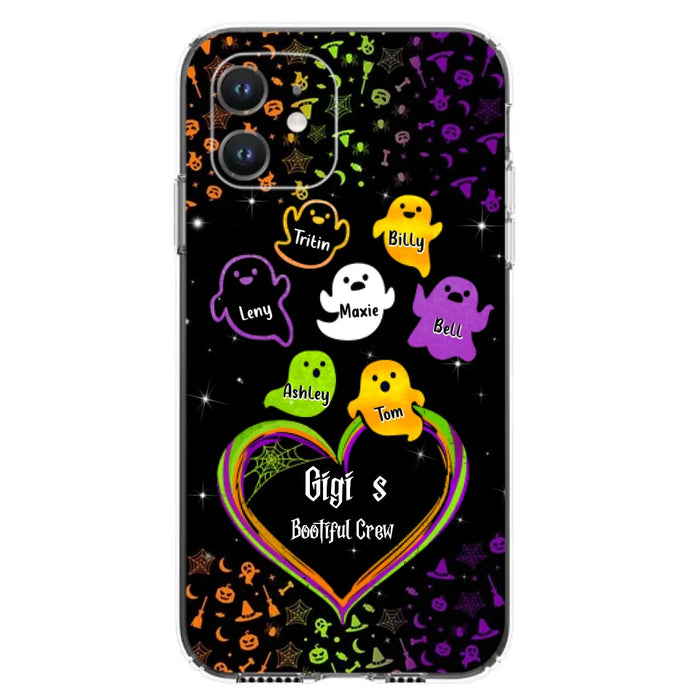 Custom Personalized Gigi's Bootiful Crew iPhone/Samsung Phone case - Halloween Gift for Grandma and grandkids - Up to 7 Grandkids