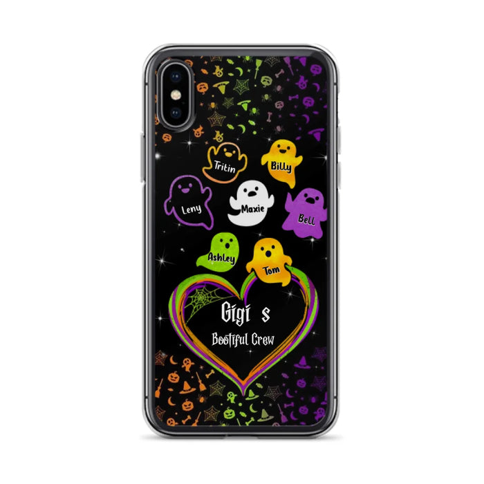 Custom Personalized Gigi's Bootiful Crew iPhone/Samsung Phone case - Halloween Gift for Grandma and grandkids - Up to 7 Grandkids