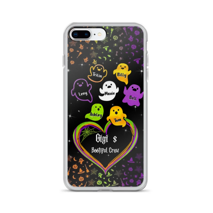 Custom Personalized Gigi's Bootiful Crew iPhone/Samsung Phone case - Halloween Gift for Grandma and grandkids - Up to 7 Grandkids