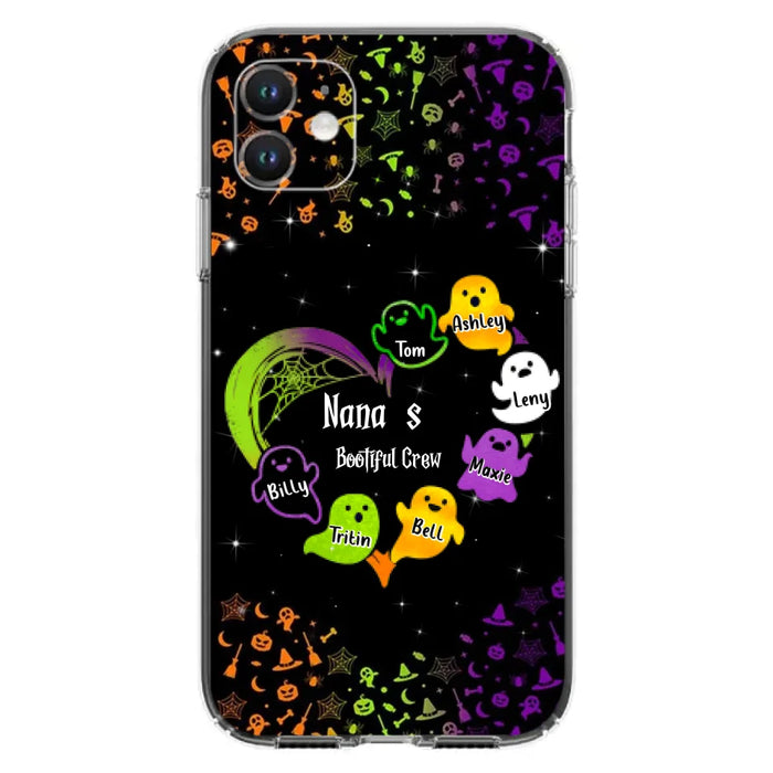 Custom Personalized Nana's Bootiful Crew iPhone/Samsung Case - Halloween gift for Grandma - Up to 7 Grandkids