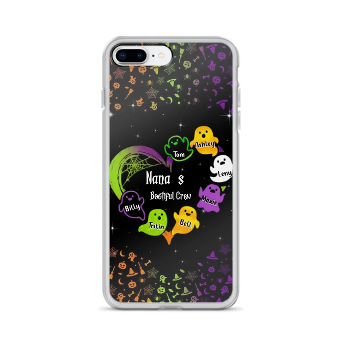 Custom Personalized Nana's Bootiful Crew iPhone/Samsung Case - Halloween gift for Grandma - Up to 7 Grandkids